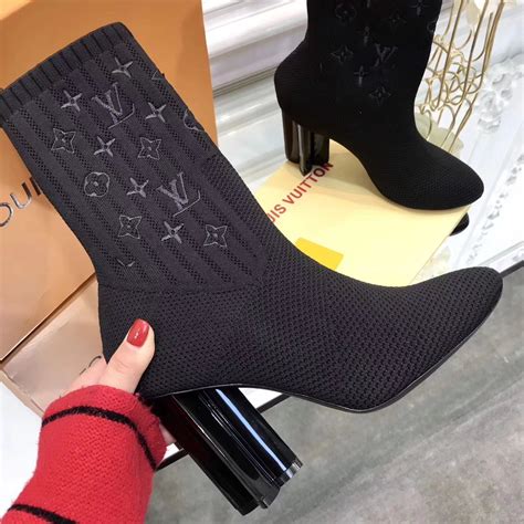 lv heel boots|louis vuitton denim heels.